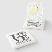 LOVE Edgefield SC Stenen Onderzetter (Zijkant)