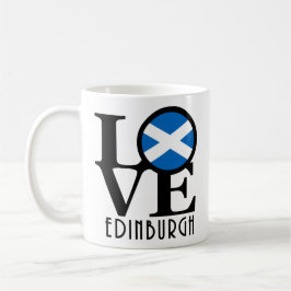 LOVE Edinburgh Scotland 11oz Koffiemok