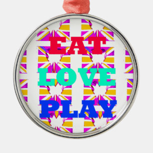 Love  Eet Speel Hart Hakuna Matata kleuren.png Metalen Ornament