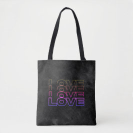 Love - Electro Color Mix Edition Tote Bag