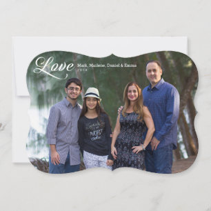 Love Elegant Holiday Card Feestdagenkaart