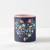 Love Elegant Modern Popular Best Heart Mok (Midden)