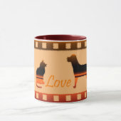 Love Elegant Modern Popular Best Heart Mok (Midden)