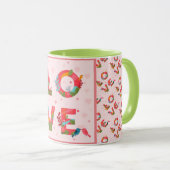 Love Elegant Modern Popular Best Heart Mok (Voorkant rechts)