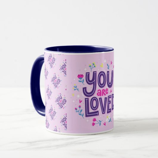 Love Elegant Modern Popular Best Heart Mok (Voorkant links)