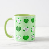 Love Elegant Modern Popular Best Heart Mok (Links)