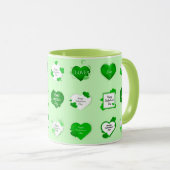 Love Elegant Modern Popular Best Heart Mok (Voorkant rechts)