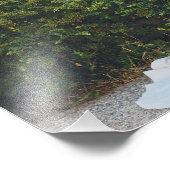 Love Elegant Script Wedding Photo Wall Art Foto Afdruk (Hoek)