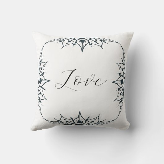 Love Elegante y Minimalista Kussen (Achterkant)