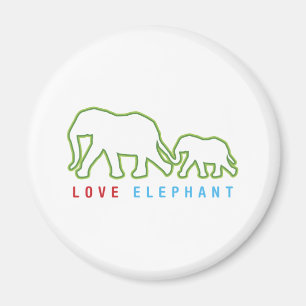Love Elephant Magneet