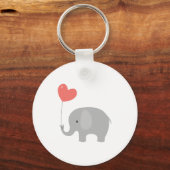 Love Elephant Sleutelhanger (Voorkant)