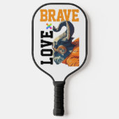 LOVE × ELEPHANTS - Custom Pickleball Paddle (Achterkant)