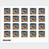 LOVE × ELEPHANTS - Custom Vierkante Sticker (Vel)