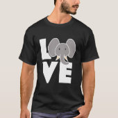 Love Elephants Elephant Elephant T-shirt (Voorkant)