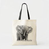Love Elephants Tote Bag (Voorkant)