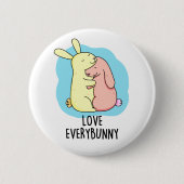 Love Elke Bunny Funny Bunny Rabbit Pun Ronde Button 5,7 Cm (Voorkant)