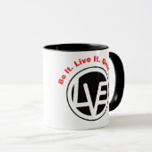 Love Emblem Ringer Mok (Voorkant rechts)