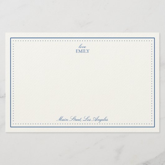 Love, Emily Notitieblok Briefpapier (Voorkant)