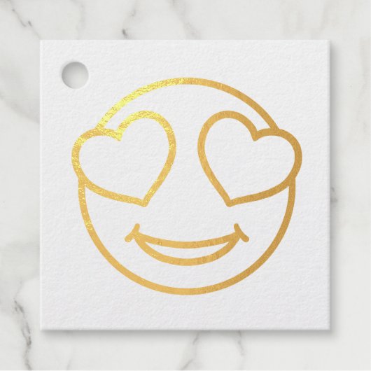 Love Emoji Bedankjes Labels (Voorkant)