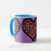 Love Emoji Gepersonaliseerd Mok (Voorkant links)