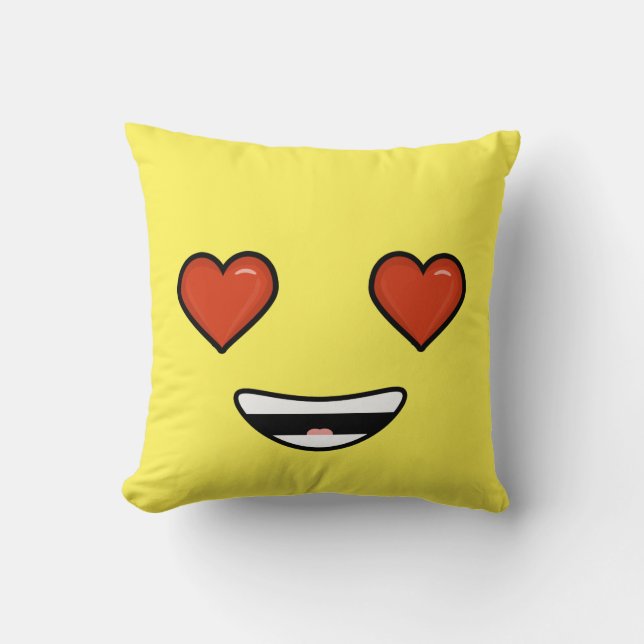 Love Emoji Kussen (Voorkant)