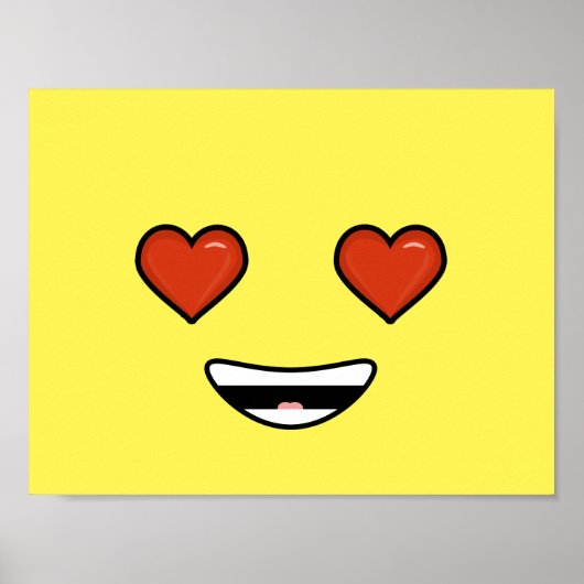 Love Emoji Poster (Voorkant)