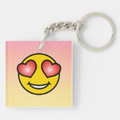 Love Emoji Sleutelhanger (Achterkant)