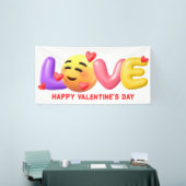 Love Emoji Valentijnsdag Banner (Beurs)