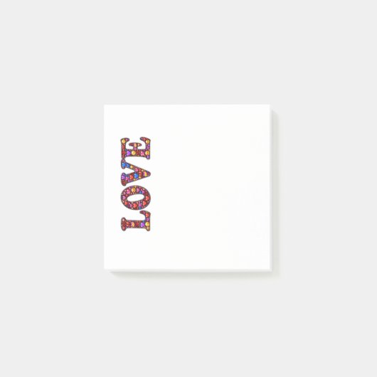 Love Emoji's Post-it® notes, 3 x 3 inch Notes (Voorkant)