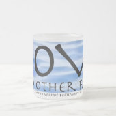 LOVE EN ANDERE VLOEIEN MATGLAS KOFFIEMOK (Center)