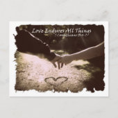 Love Endures Briefkaart (Voorkant)