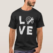 Love Engineer  Civil Engineering Engineers T-shirt (Voorkant)