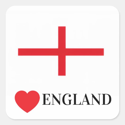 Love England Protest Sticker (Voorkant)