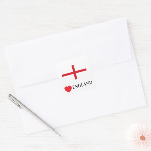 Love England Protest Sticker (Envelop)