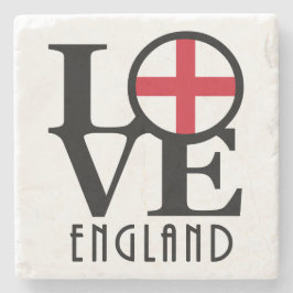 LOVE England Stenen Onderzetter