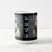Love English Bulldog Puppy Dog Coffee Cup Mok (Center)