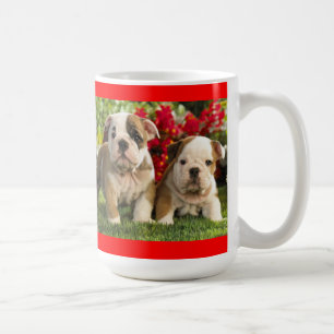 Love English Bulldog Puppy Dog Coffee Cup Mok