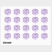Love Envelope Seals Ronde Sticker (Vel)