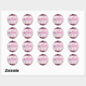 Love Envelope Seals Ronde Sticker (Vel)