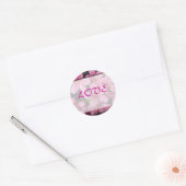 Love Envelope Seals Ronde Sticker (Envelop)