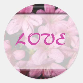 Love Envelope Seals Ronde Sticker