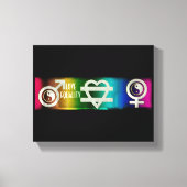 Love Equality Canvas Afdruk (Voorkant)