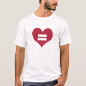 Love Equality Heart T-shirt (Voorkant)