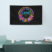 LOVE Equality Inclusion Diversity Hope Peace Spandoek (Beurs)