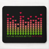 Love Equalizer Valentijnsdag Muismat (Voorkant)