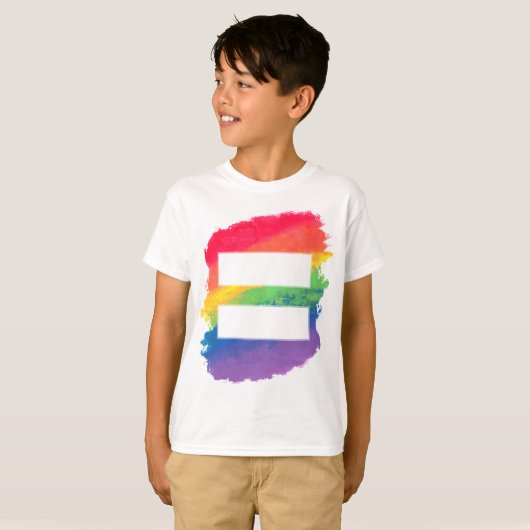 Love Equals Love - Boy's T-shirt (Voorkant volledig)