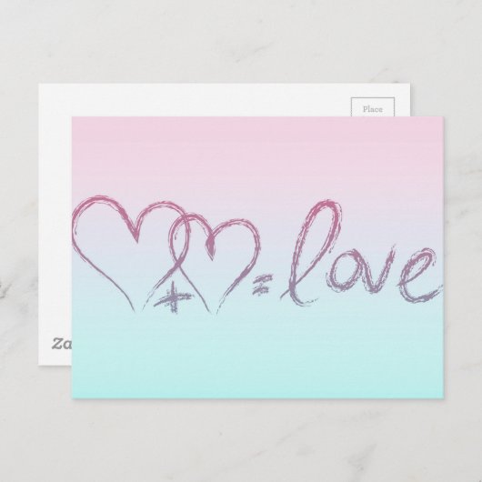 Love Equation Briefkaart (Voorkant / Achterkant)