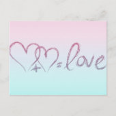 Love Equation Briefkaart (Voorkant)