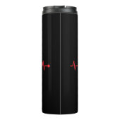 Love ER Heartbeat dokter verpleegkundigen hospitaa Thermosbeker (Achterkant)