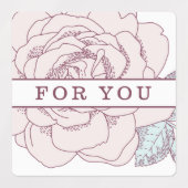 Love Essentiële Olie Roller Flessenlabels Labels (Design 1)